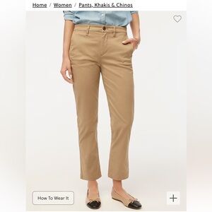 J.Crew Factory High-rise Girlfriend Chino